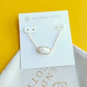 Kendra Scott Elisa Gold White Pearl Necklace